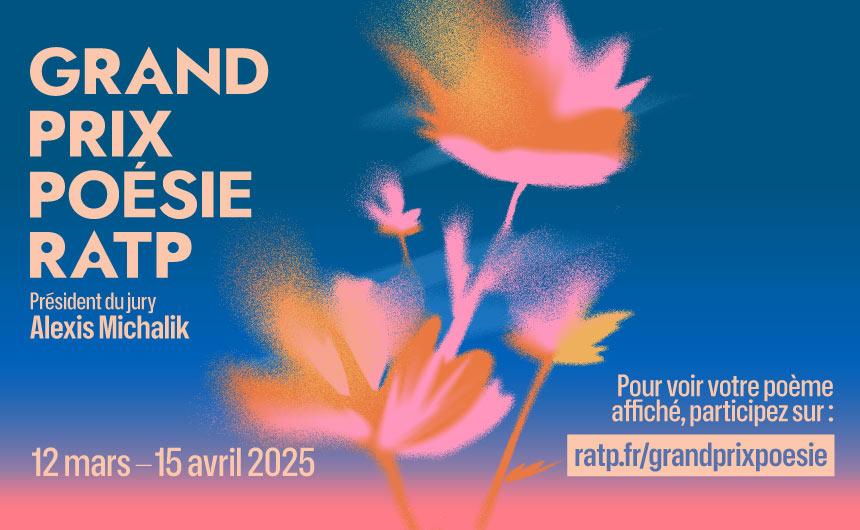 Découvrez le palmarès du Grand Prix Poésie RATP 2025